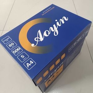 High White Copy Paper for Office Printing, A4 Size, 80g/75g/70g Per Sheet.